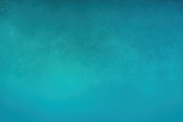 Fototapeta na wymiar Turquoise Blue gradient background smooth, seamless surface texture
