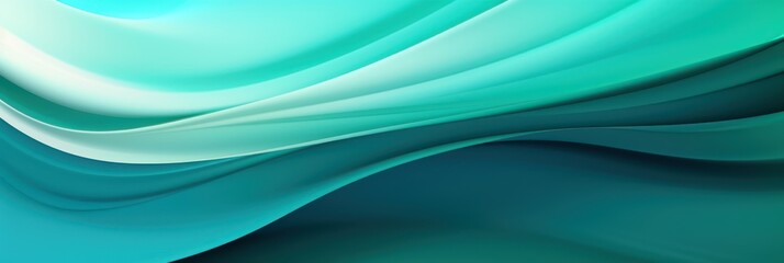 Turquoise gradient background smooth, seamless surface texture