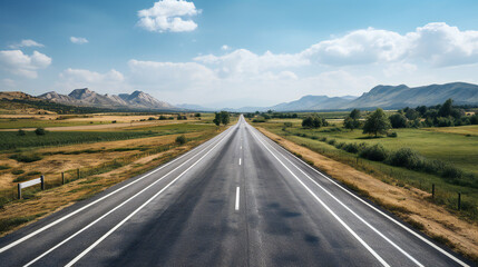 A Photo of A Road In Countryside 