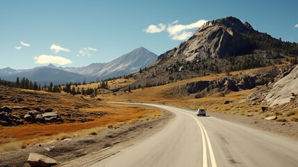 Canyon Road Among the Mountains Hills