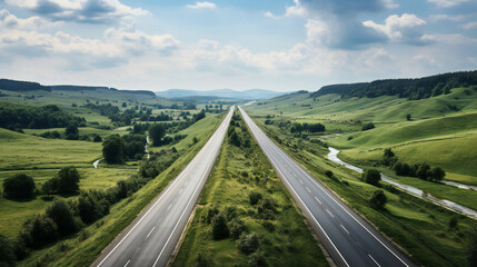 A Recently Built High Speed Highway In Ukraine