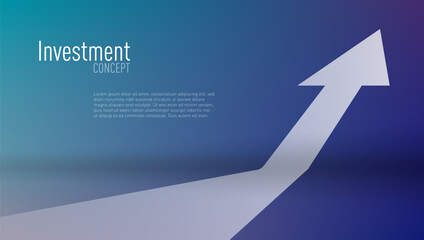 Business Concept With Arrow Direction To Success