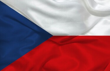 czech republic 3d background flag