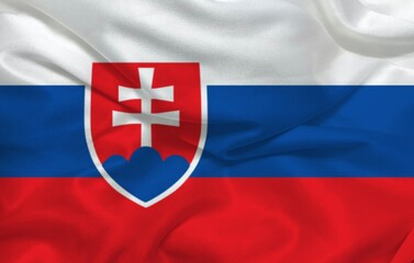 Slovakia 3d background flag