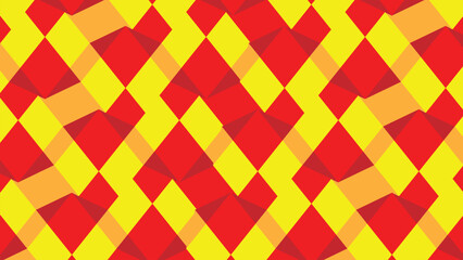 Colorful seamless pattern with decorative geometric elements. Vector illustration.
