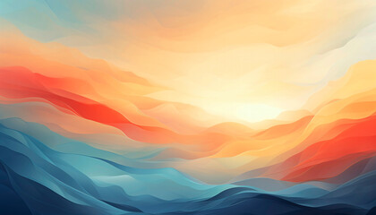 abstract sunset background