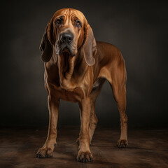 Bloodhound Dog Breed - obrazy, fototapety, plakaty