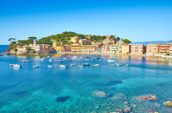 Bay of Silence (Baia del silenzio) in Sestri Levante, Liguria, Italy