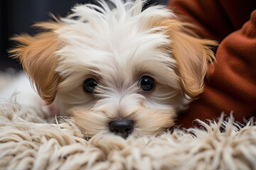 Puppy's Gaze Generative AI