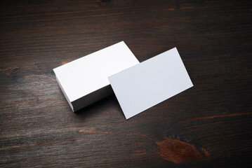 Blank business cards