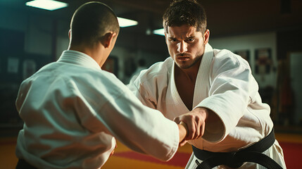 Photo Of Two Men During A Karate Training Session