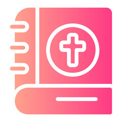 Obraz premium bible gradient icon
