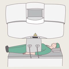 46_Cancer patient undergoes checkup