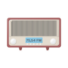 illustration of radio