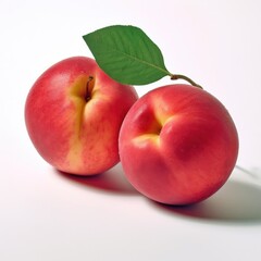 Two Flat Peaches