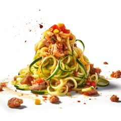 Zucchini Spaghetti w Meat
