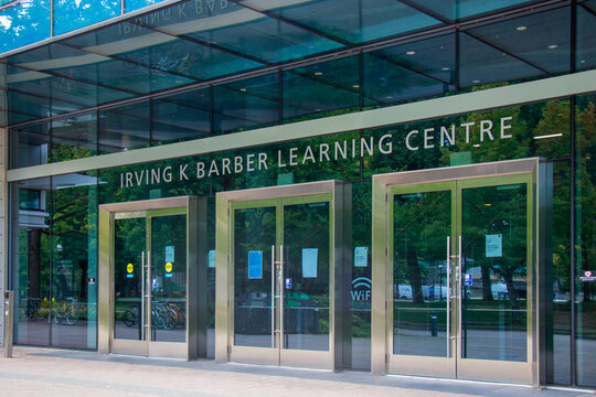 View of Irving K Barber Learning Centre in UBC