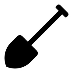 Shovel icon for digging soil