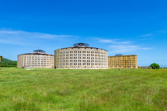 Presidio Modelo, model prison with panopticon design, Isla de la Juventud (Isle of Youth), Cuba, West Indies