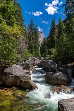 Merced River, Yosemite National Park, UNESCO World Heritage Site, California