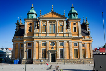 Baroque style Kalmar Cathedral, Sweden - obrazy, fototapety, plakaty