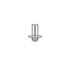 fluorescent bulb icon