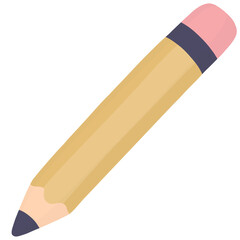 Yellow pencil illustration