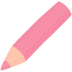 Pink colored pencil 