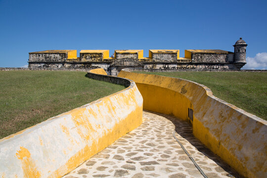 Entrance, Fort San Jose el Alto, 1792, San Francisco de Campeche, State of Campeche, Mexico