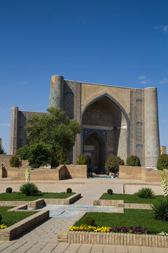 Bibi Khanym Mosque, built 1399-1405, UNESCO World Heritage Site, Samarkand