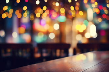Capturing The Bokeh Background Of A Street Bar Or Restaurant