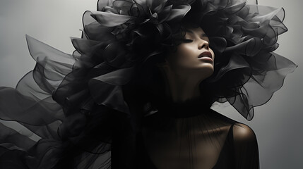 Mystical, surreal, stunning and glamour fashion portraits. Spellbinding, enigmatic, dark fashion. Timeless elegance. © Noize