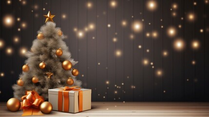 christmas tree and gifts