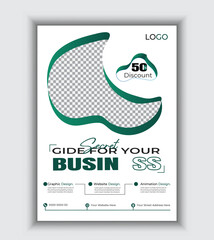 Corporate Business Conference poster and flyer design layout template in A4 size. Professional business poster design for agency workshop and online learning.