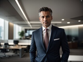 Businessman in a suit, symbolizing workplace professionalism