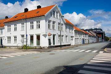 Posebyen - the oldest district of Kristiansand, Norway - 694899870