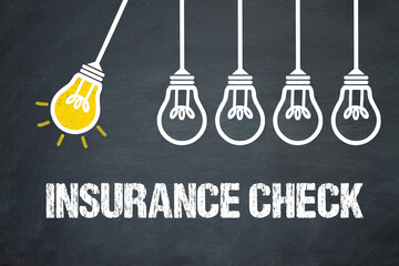 Insurance Check	 - obrazy, fototapety, plakaty