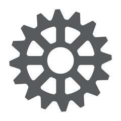 Obraz premium gear icon on white background