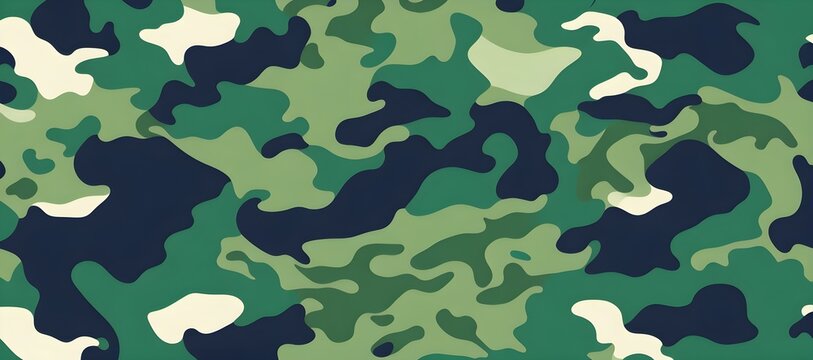Camouflage seamless pattern background banner. Military camouflage backdrop banner.