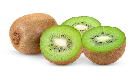 Fototapeta premium kiwi isolated on white background