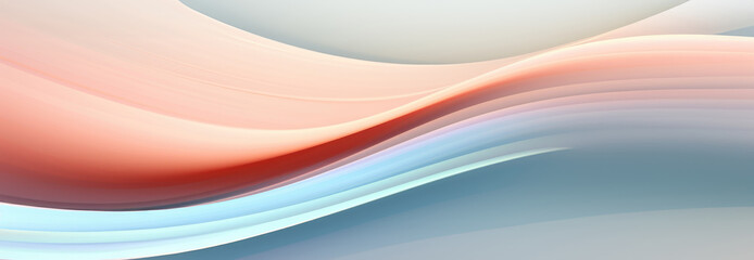 Abstract background with wavy lines and shapes in pastel colours - obrazy, fototapety, plakaty