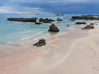 Photo sur Plexiglas  Plage d'Elafonissi, Crète, Grèce plage d'Elafonissi, sable rose en Crète