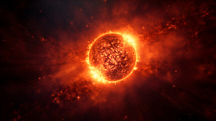 sun in space