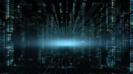 Software coding language transforming into a data network