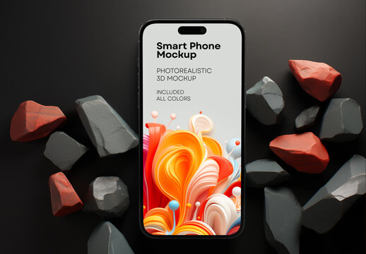 Phone Mockup Generated With AI