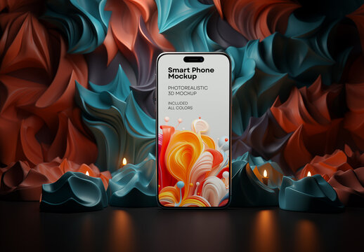 Phone Mockup Generated With AI