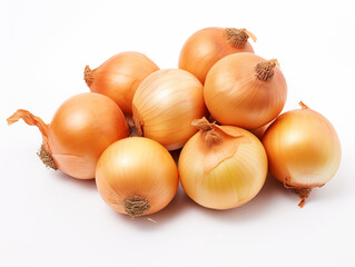 Fototapeta premium onion on white background