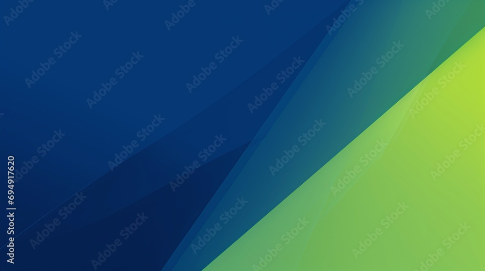 Poster abstract blue and green gradient background with modern geometric shapes and design for creative pro