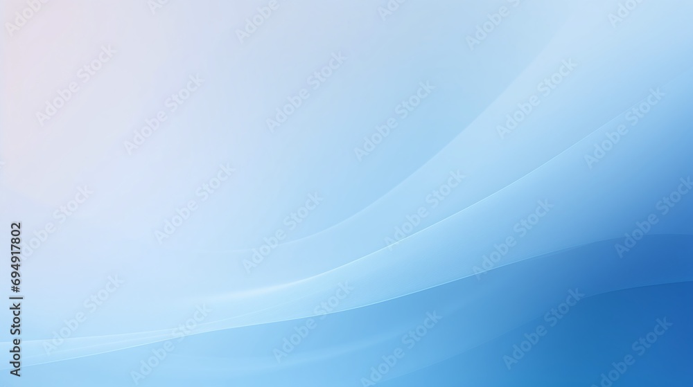 Poster abstract blue gradient background with soft curves and gentle light transition perfect for business 
