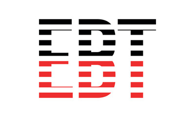 EBT three initial letter iconic line negative space minimal logo design vector template. monogram, abstract, wordmark, business, typography, minimalist, brand, company, flat, modern, unique, simple